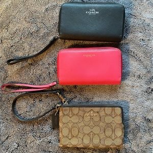 Coach wristlets!
